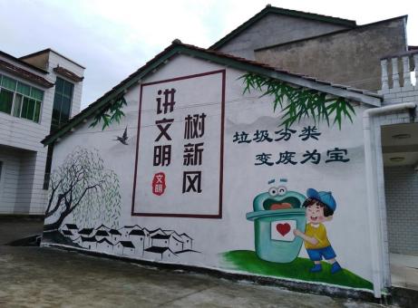 连江县墙绘是现在流行的墙体广告