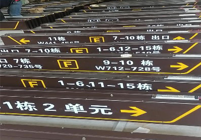 连江县广告标识中，常见的几种安装方式。